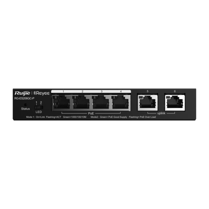 Ruijie Networks RG-ES206GC-P switch Gigabit Ethernet (10/100/1000)…