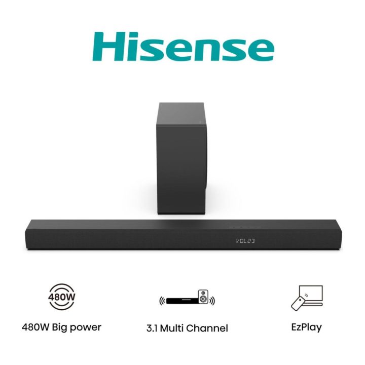 Hisense HS3100 Black 3.1 Channels 480 W