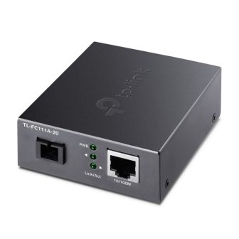 TP-Link TL-FC111A-20 100 Mbit/s Single-mode Media Converter Black