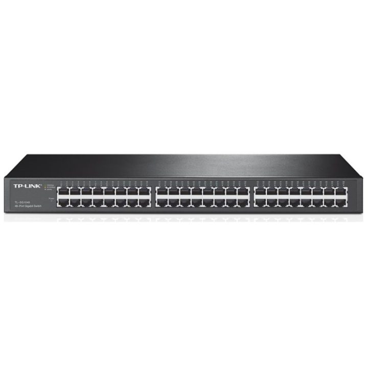 TP-Link TL-SG1048 Unmanaged Gigabit Ethernet (10/100/1000) 1U Black