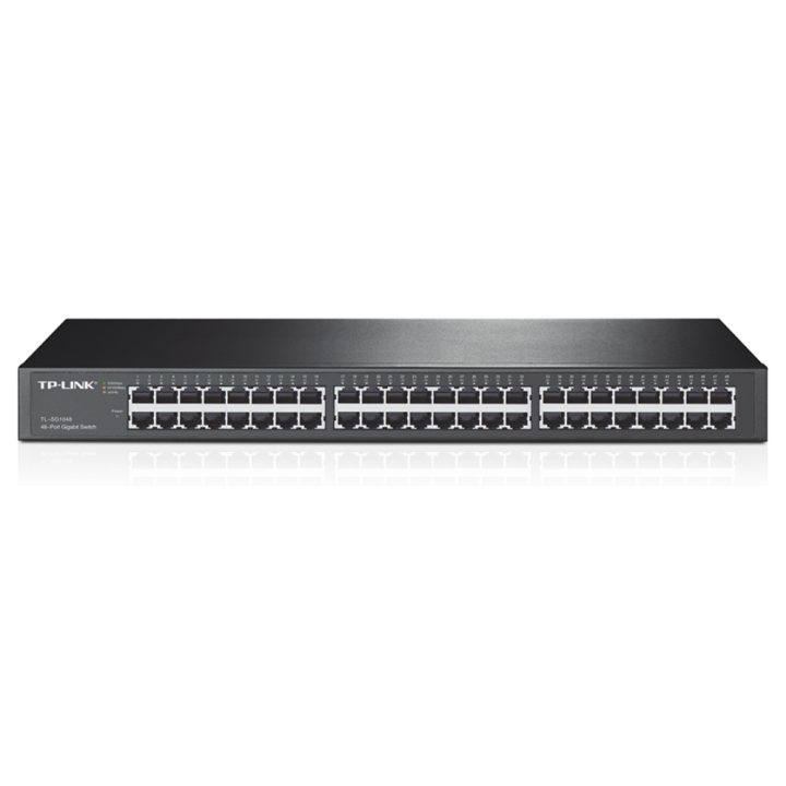 TP-Link TL-SG1048 Unmanaged Gigabit Ethernet (10/100/1000) 1U Black