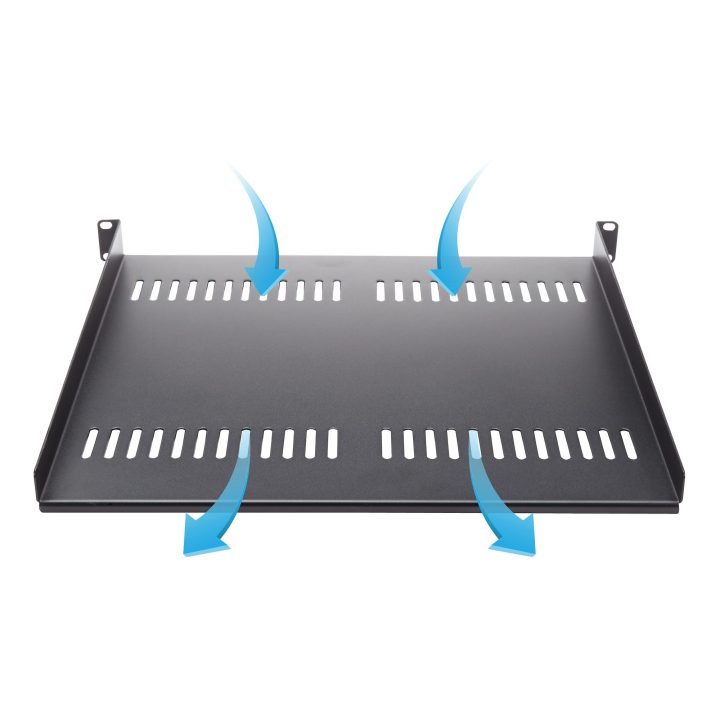 StarTech.com 1U Ventilated Shelf for 19-Inch Server Rack Cabinet -…