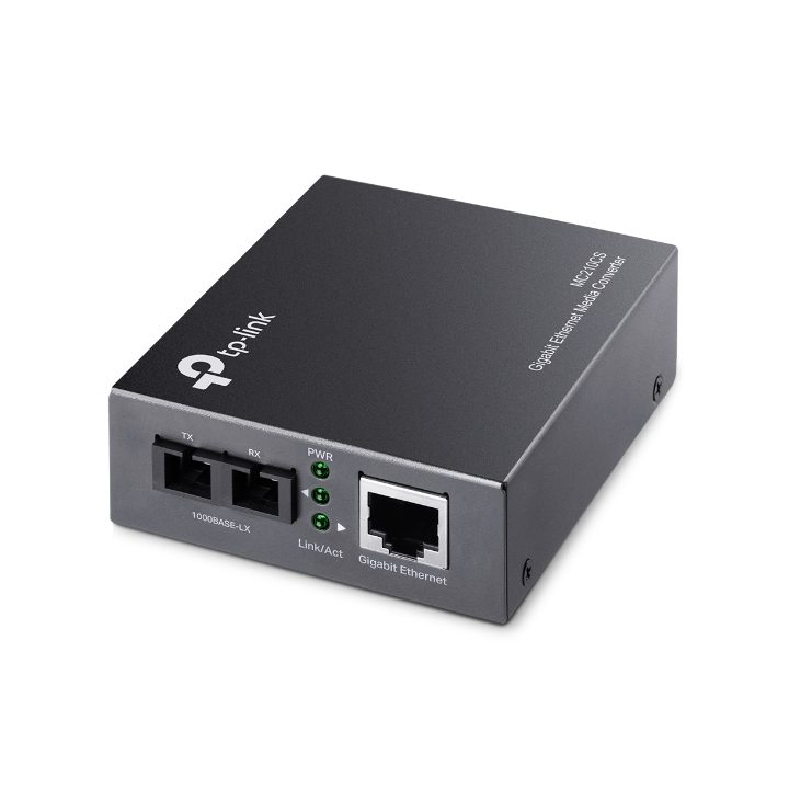 TP-Link MC210CS conversor de meio 1000 Mbit/s 1310 nm Monomodo Preto