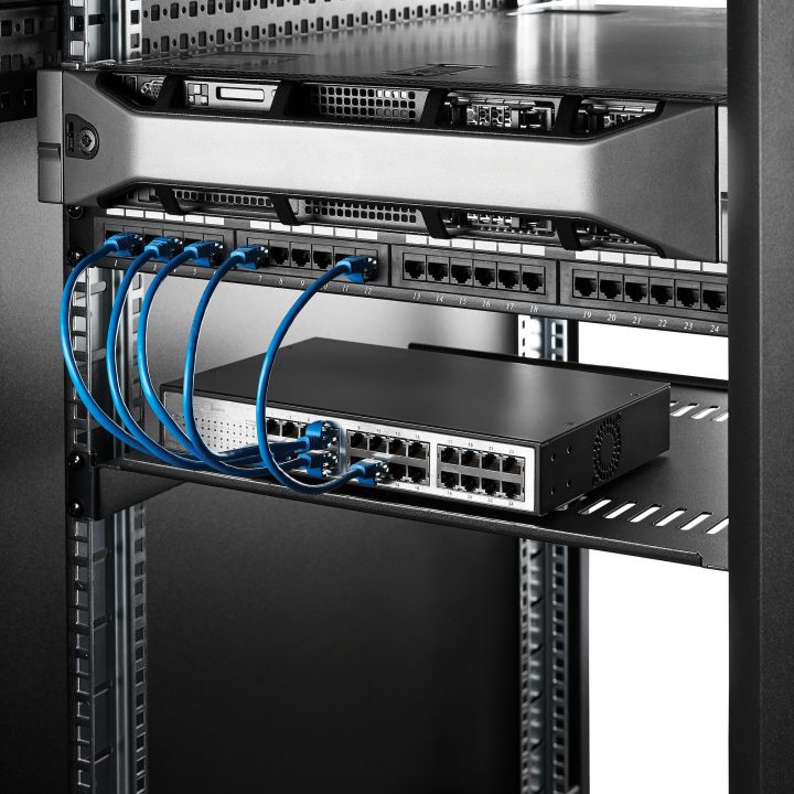 StarTech.com 1U Ventilated Shelf for 19-Inch Server Rack Cabinet -…