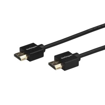 StarTech.com Slim High-Speed HDMI 2.0 Cable with Ethernet 4K 60Hz 2m…