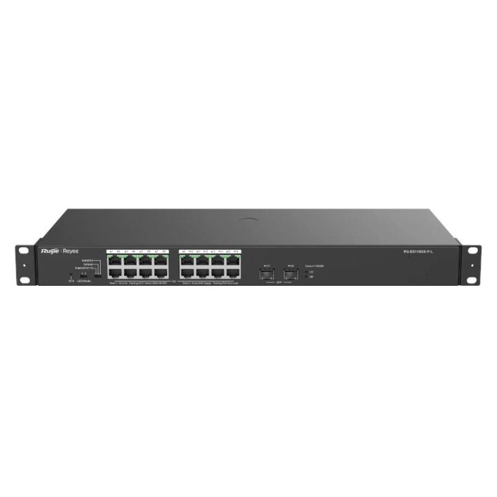 Ruijie Networks RG-ES118GS-P-L Unmanaged L2 Gigabit Ethernet…