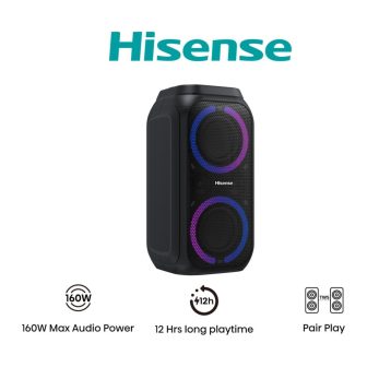Hisense Party Rocket 160 Party Speaker Black 160 W