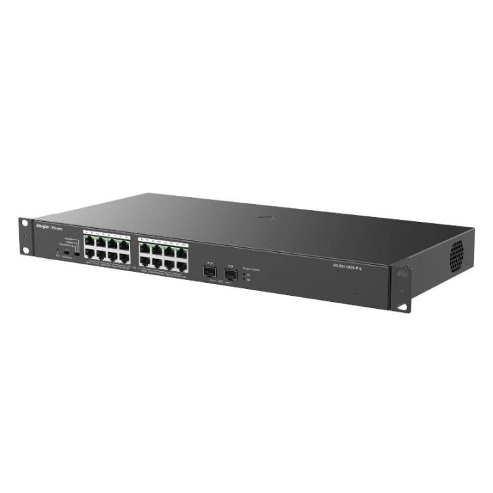 Ruijie Networks RG-ES118GS-P-L Unmanaged L2 Gigabit Ethernet…