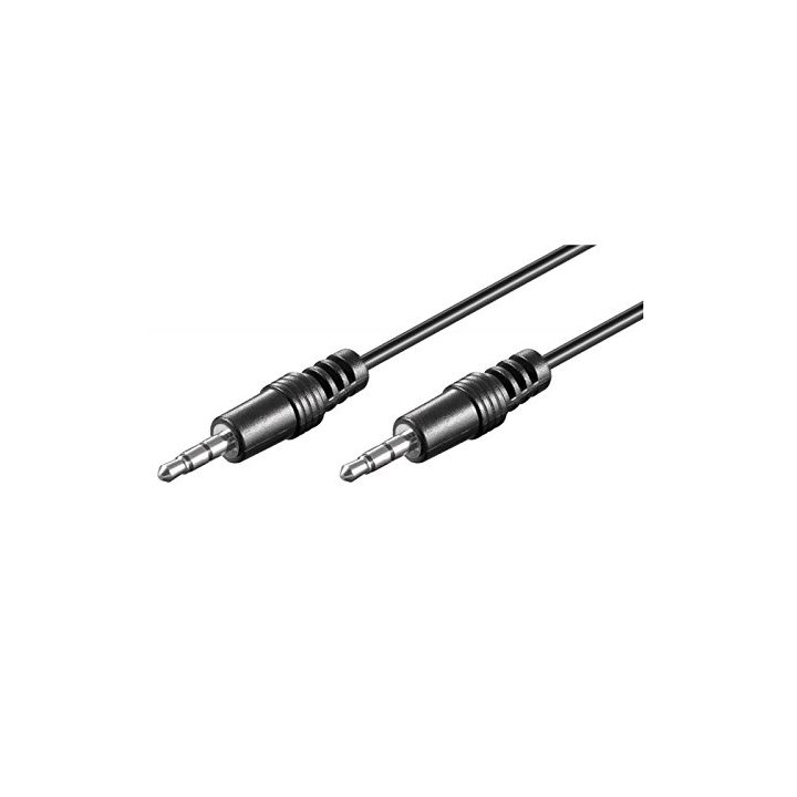 Ewent EC1606 cable de audio 2 m 3,5mm Negro