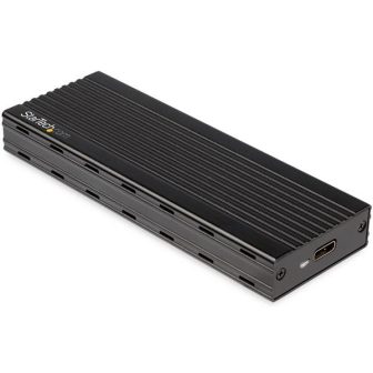 StarTech.com 10Gbps USB-C to M.2 NVMe SSD Enclosure - Portable…
