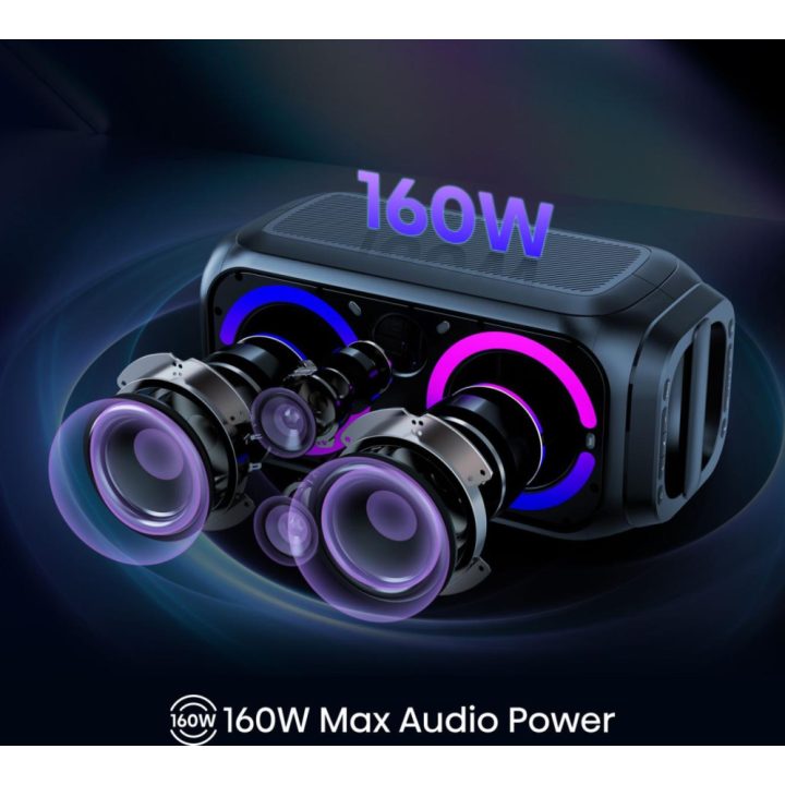 Hisense Party Rocket 160 Coluna para festas Preto 160 W