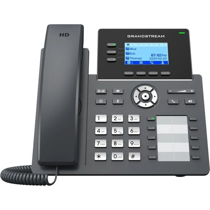 Telefone IP GrandStream GRP2604P PoE 3 linhas AudioHD