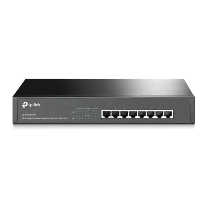 TP-Link TL-SG1008MP Unmanaged Gigabit Ethernet (10/100/1000) Power…