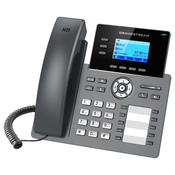 Telefone IP GrandStream GRP2604P PoE 3 linhas AudioHD