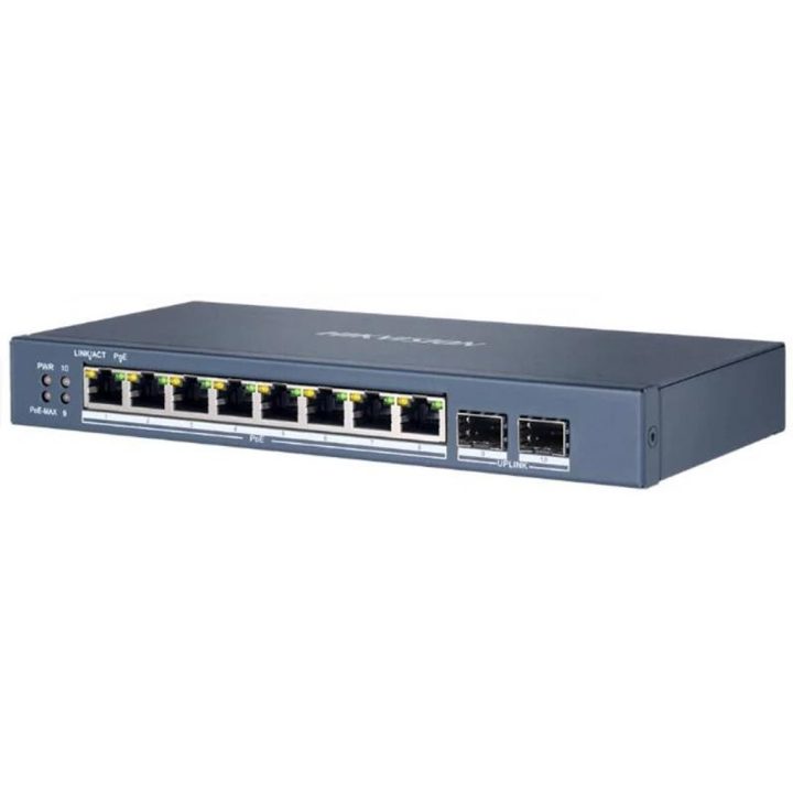 Hikvision DS-3E1510P-EI/M (B) Switch 8xGb PoE 2xGb (301803447)