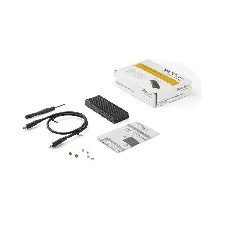 StarTech.com Caixa USB-C de 10Gbps para SSD NVMe M.2 - Caixa Externa…