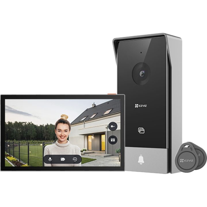 EZVIZ HP5 sistema de intercomunicação de vídeo 7" Preto, Prata…