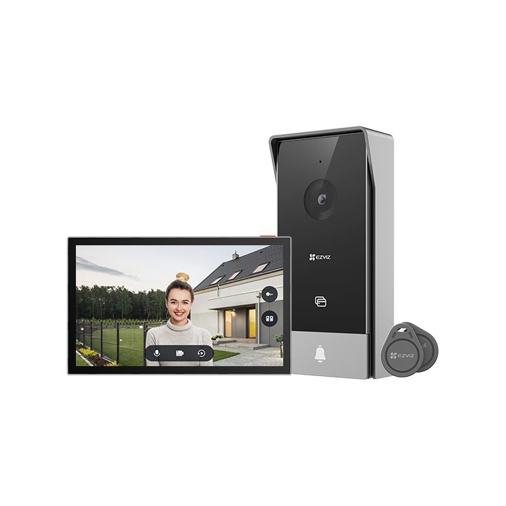 EZVIZ HP5 7" Video Intercom System Black, Silver (CS-HP5-R100-1W2TFC)