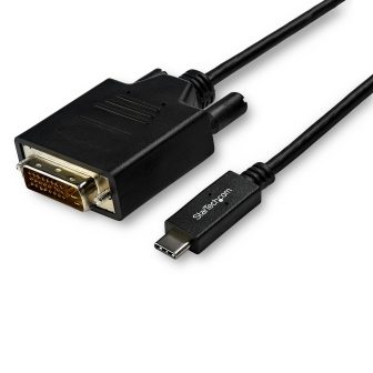 StarTech.com Cable 3m USB C a DVI - Adaptador USB Tipo C Monomodo…