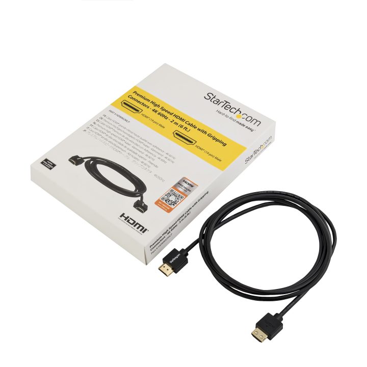 StarTech.com Cable HDMI 2.0 Delgado de Alta Velocidad con Ethernet 4K…