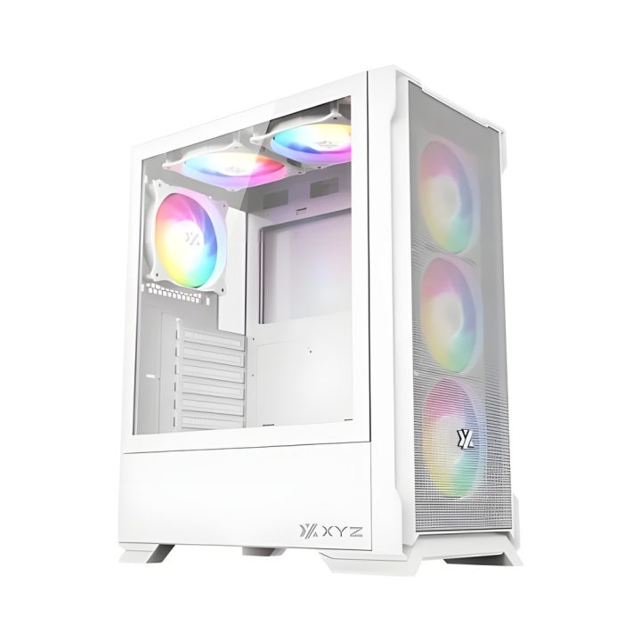 Torre ATX XYZ airone 300 x mesh white (X-CS-AIRONE3XM-W)