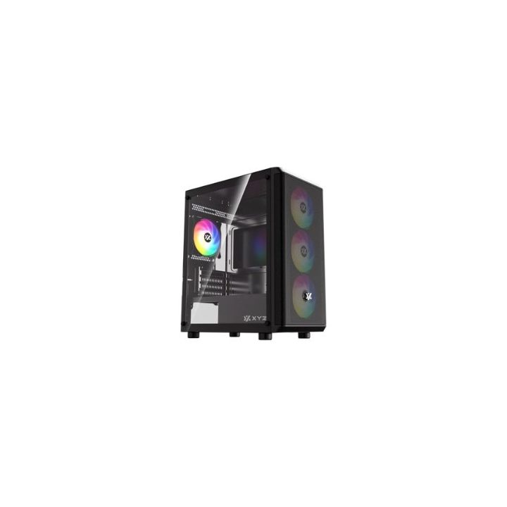 Torre matx XYZ airone 60 mesh lite black (X-CS-AIRONE60LT-M-B)