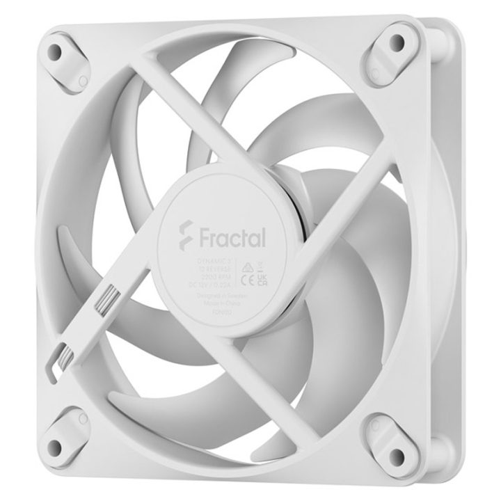 Fractal Design Fractal ventilador de caixa dynamic-3-12-reverse-white…