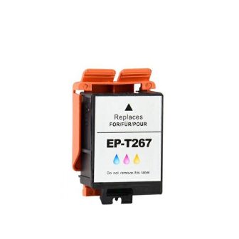 Cartucho de tinta compatível Dayma epson T267 tricolor 200 pág…