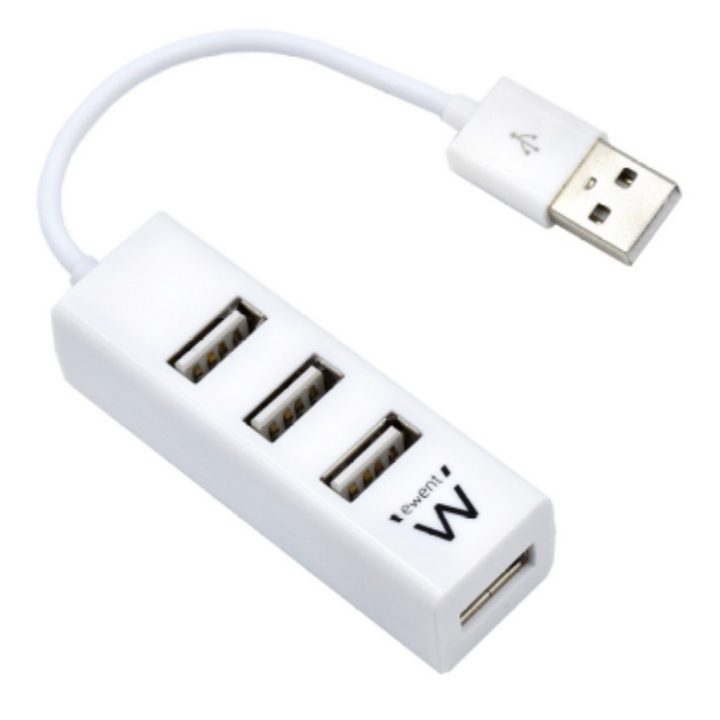 Ewent EW1122 hub de interface USB 2.0 Branco