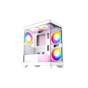 XYZ titanium view lite white mATX case (X-CS-TITANIUMVIEWLT-W)