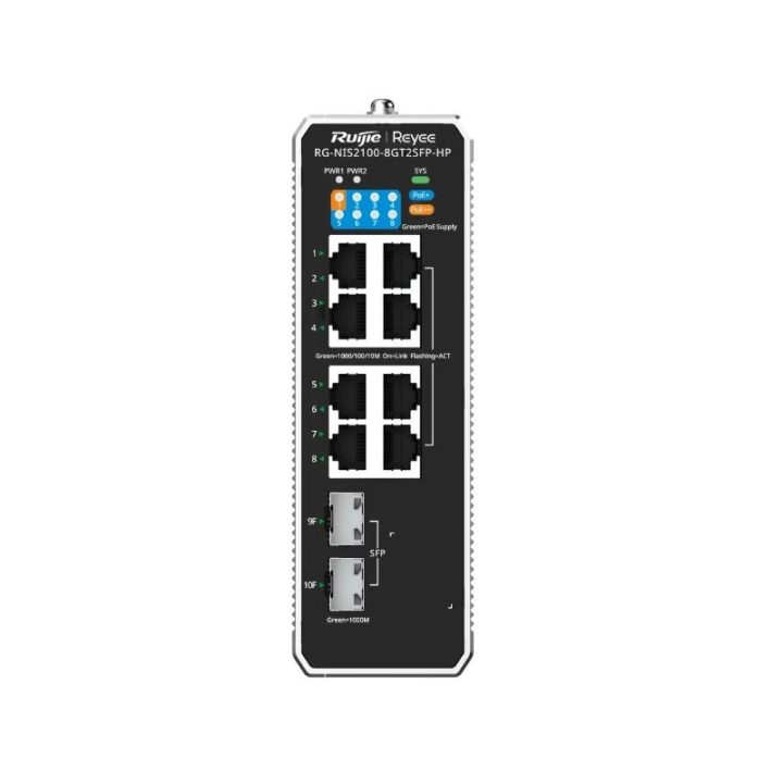 Ruijie Networks RG-NIS3100-8GT2SFP-HP switch Gerido L2 Gigabit…