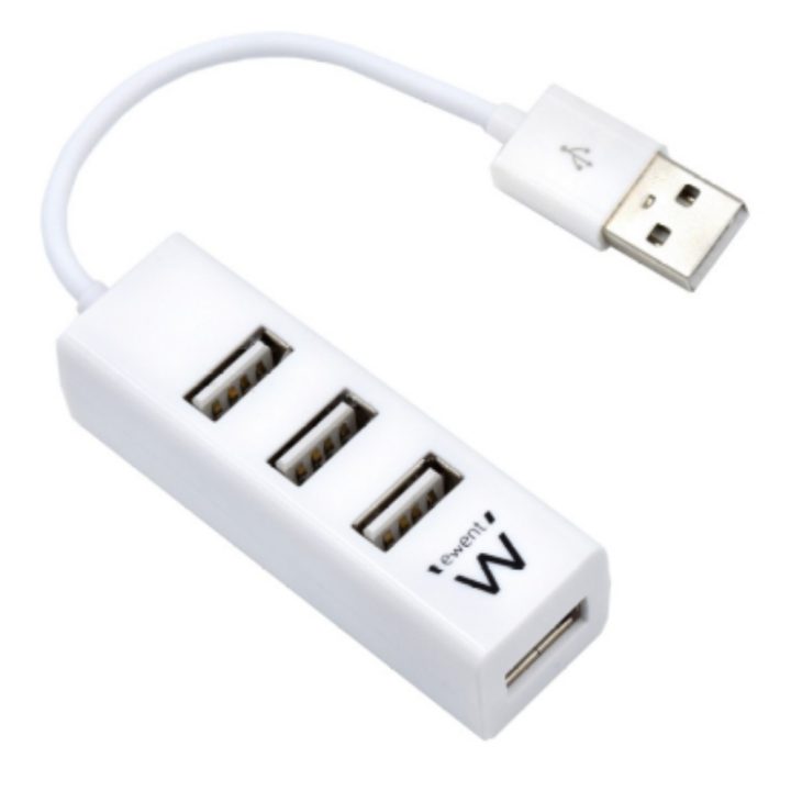 Ewent EW1122 hub de interface USB 2.0 Branco