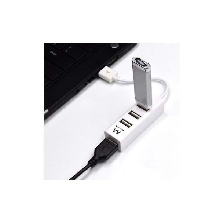 Ewent EW1122 USB 2.0 Interface Hub White