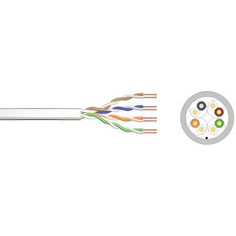 Ewent ew-mat-6u-r-305-s Cat 6 U/UTP AWG23-1 CCA 305MT Rigid Network…