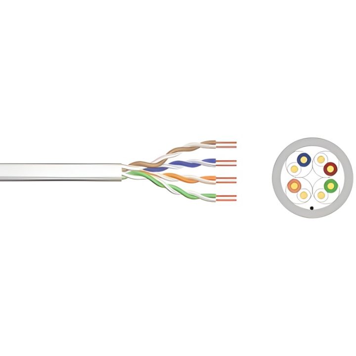 Bobina de cabo de rede Ewent ew-mat-6u-r-305-s cat 6 u-UTP AWG23-1…