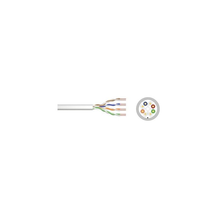 Bobina de cabo de rede Ewent ew-mat-6u-r-305-s cat 6 u-UTP AWG23-1…