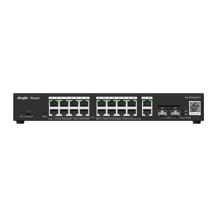 Ruijie Networks RG-ES220GS-P switch Gestionado L2 Gigabit Ethernet…