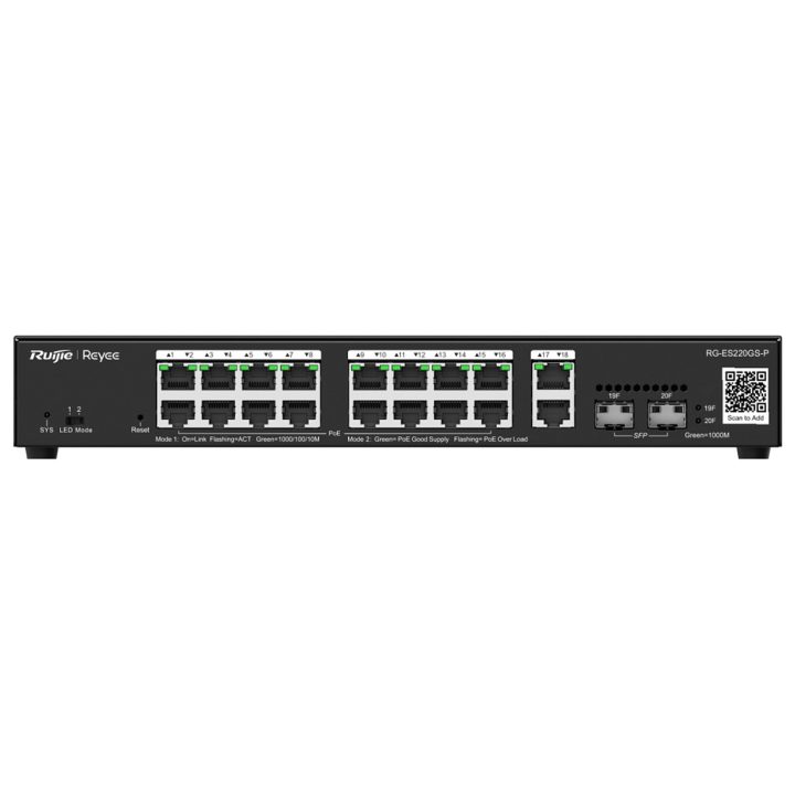 Ruijie Networks RG-ES220GS-P switch Gestionado L2 Gigabit Ethernet…
