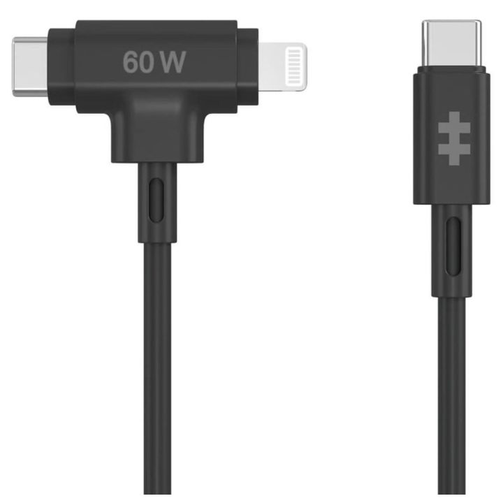 Hyper HyperJuice cable USB USB 2.0 1,5 m USB C USB C/Lightning 60 W…