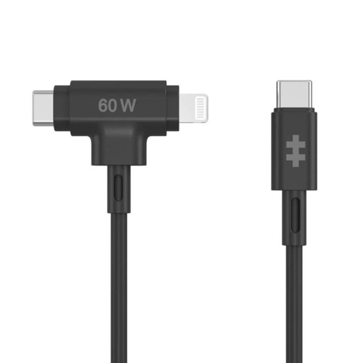 Hyper HyperJuice USB 2.0 Cable 1.5 m USB-C to USB-C/Lightning 60 W…