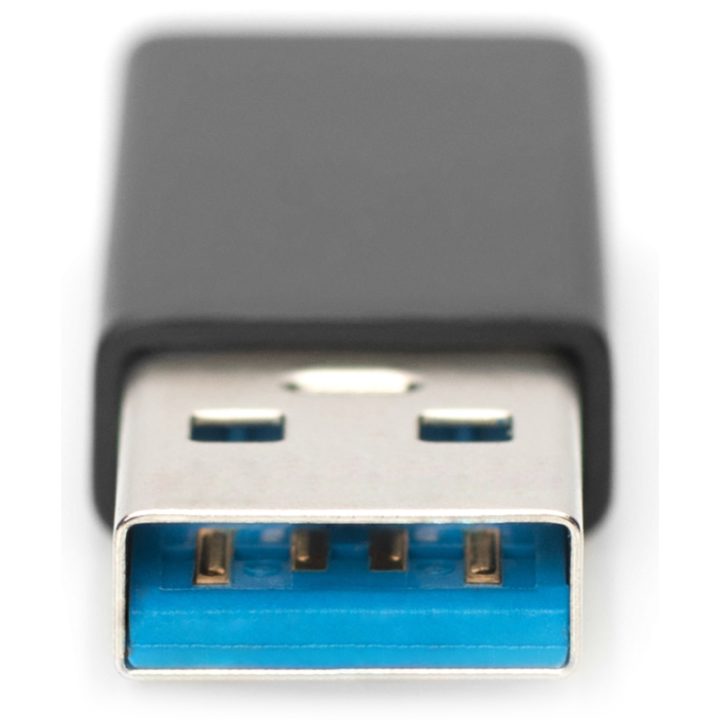 Ewent EW9650 adaptador de género para cabo USB Type-A USB Type-C Preto