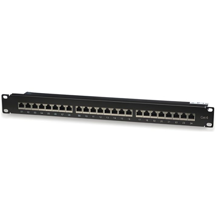 Wp european cabling solution Painel de patch WP 1U STP CAT6-24 portas