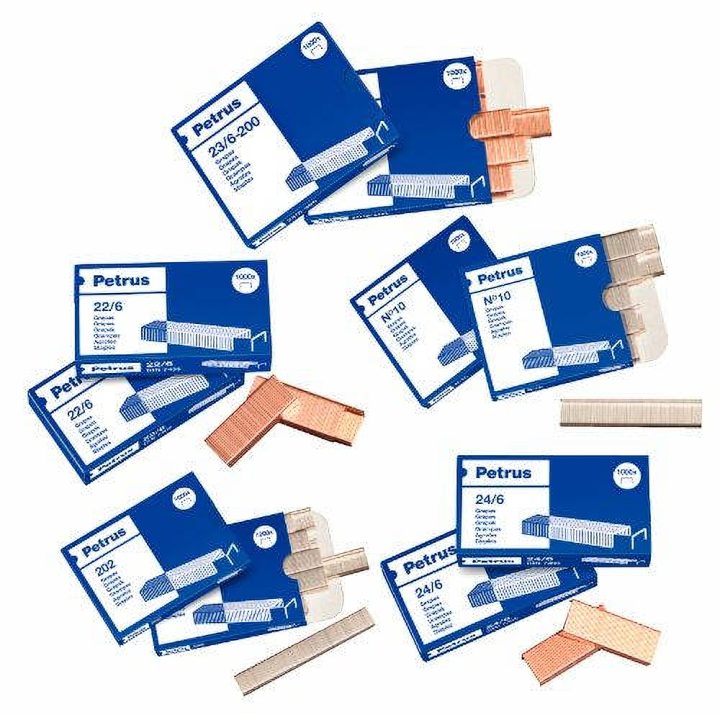 Box of 1000 Galvanized Staples Type 22/6 - 24/6 for Petrus 55723…