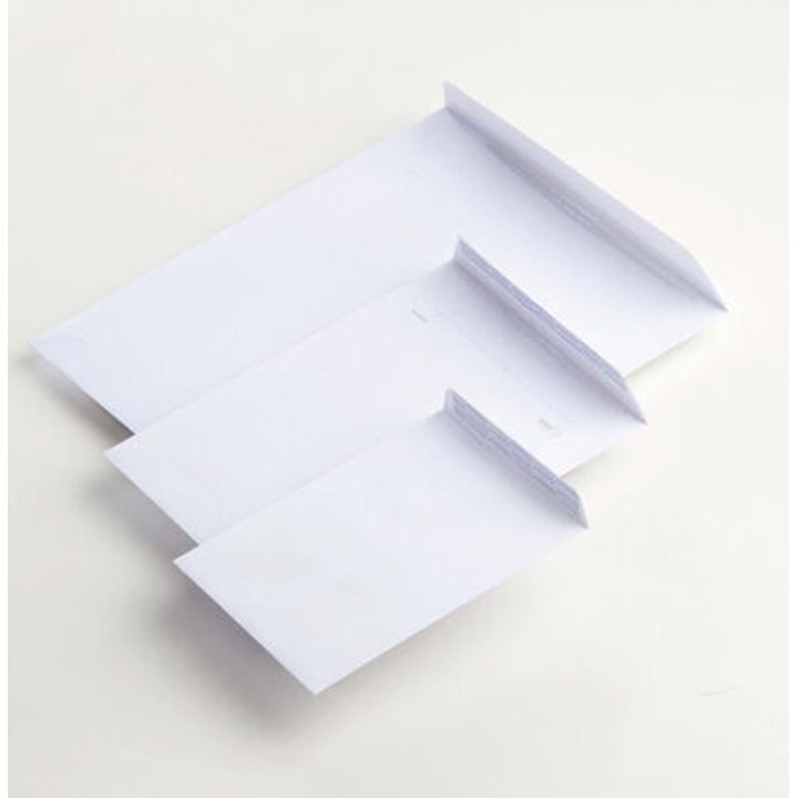 Caja 250 bolsas din b4 folio (250X353) offset blanco 100 grs. autosam…