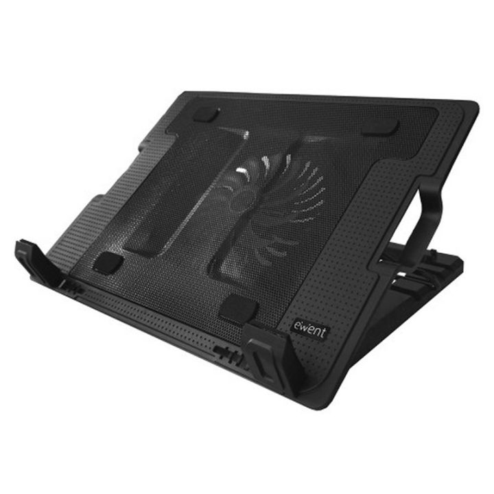 Ewent EW1258 base de arrefecimento 17" 1000 RPM Preto