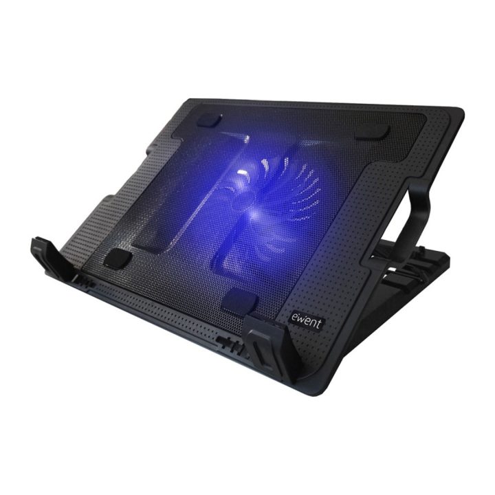 Ewent EW1258 almohadilla fría 17" 1000 RPM Negro