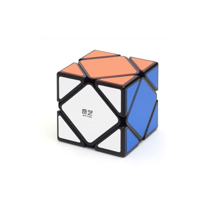 Cubo de Rubik Qiyi Skewb Qicheng com bordes pretos