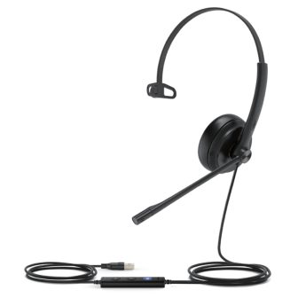 Auscultadores de arco com fio Yealink Lite (UH34 Lite Mono Teams)