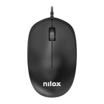 Nilox MOUSB1012 rato de escritório USB tipo A Óptico 1200 DPI