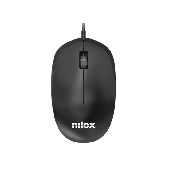 Nilox MOUSB1012 rato de escritório USB tipo A Óptico 1200 DPI
